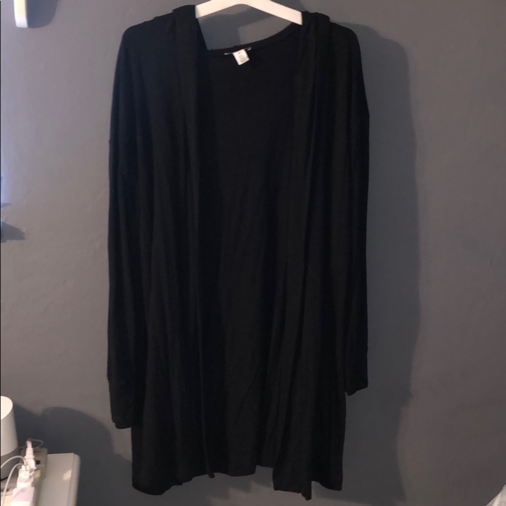 Jersey hooded sweater